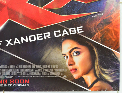 XXX - Return Of Xander Cage (Bottom Right) Cinema Quad Movie Poster 
