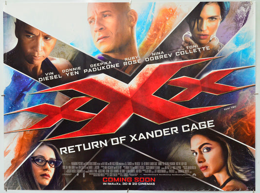 XXX - Return Of Xander Cage - Original Quad Poster - Film Poster - Movie Poster