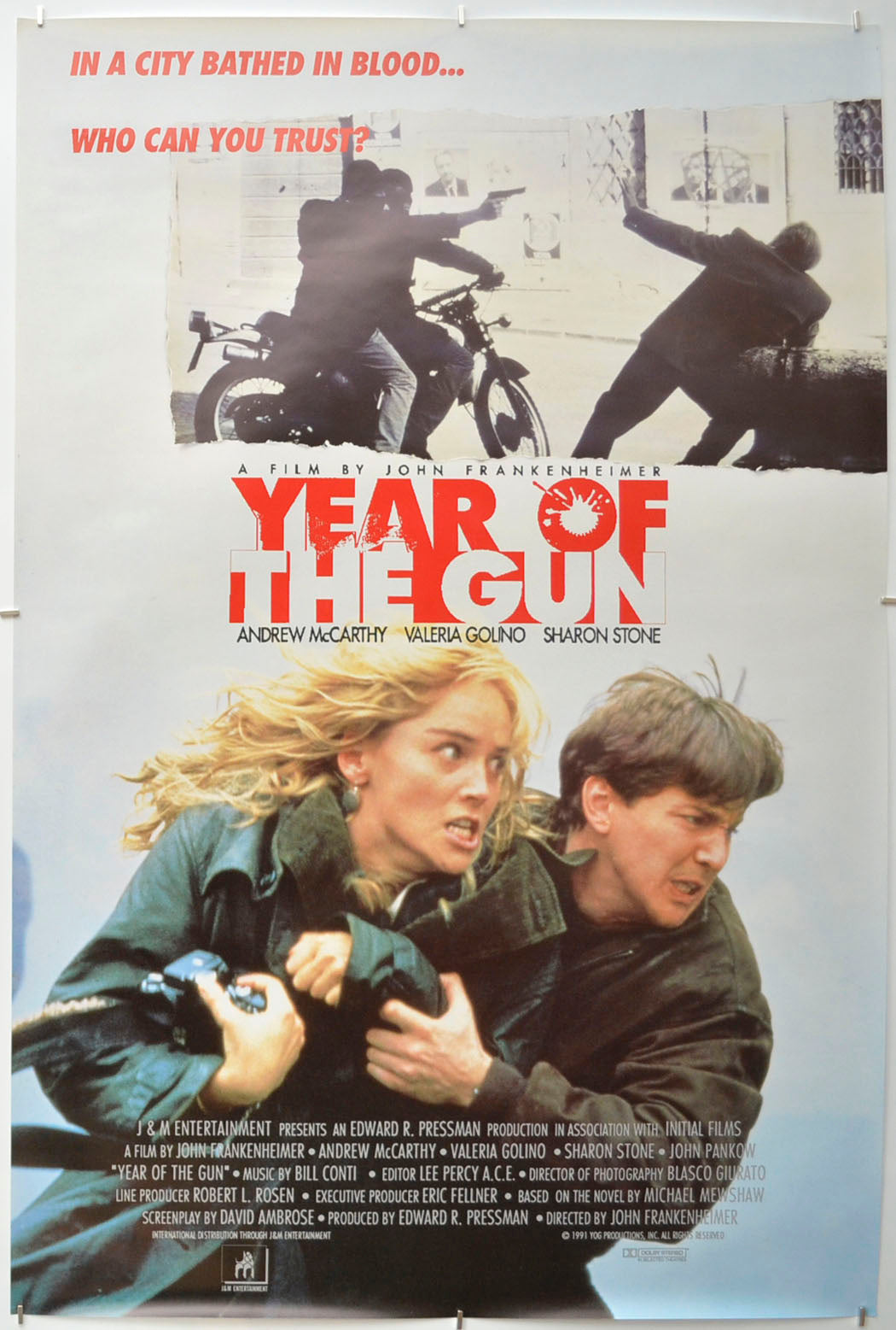 Year of the Gun  Original One Sheet Poster - Film Poster - Movie Poster