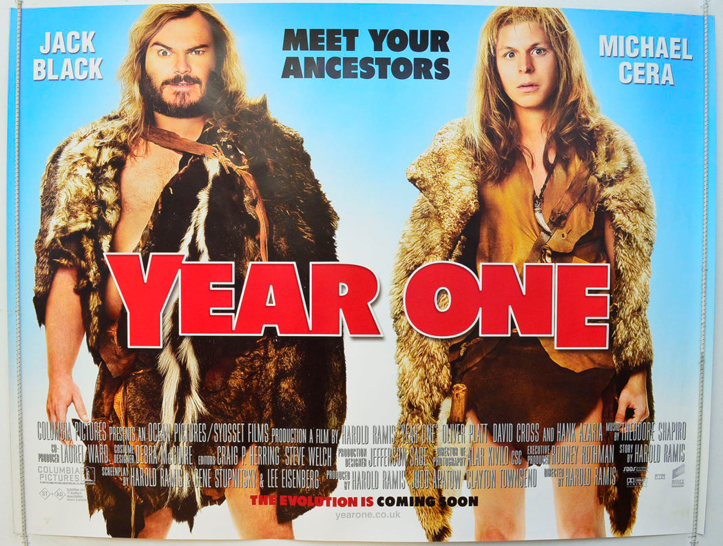 Year One  Original British Quad Poster - Film Poster - Movie Poster