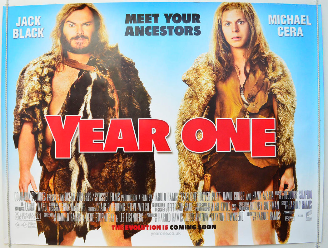 Year One  Original British Quad Poster - Film Poster - Movie Poster