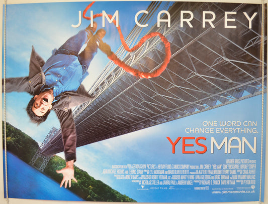 Yes Man  Original Quad Poster - Film Poster - Movie Poster 