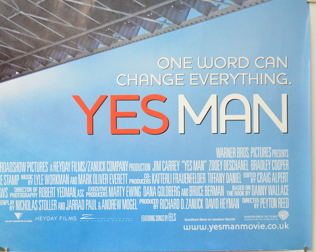 YES MAN (Bottom Right) Cinema Quad Movie Poster 