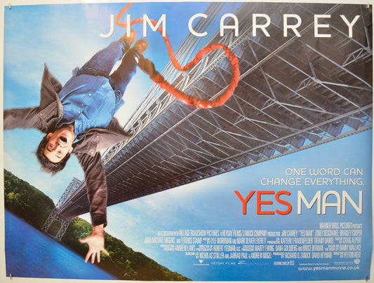 Yes Man  Original Quad Poster - Film Poster - Movie Poster