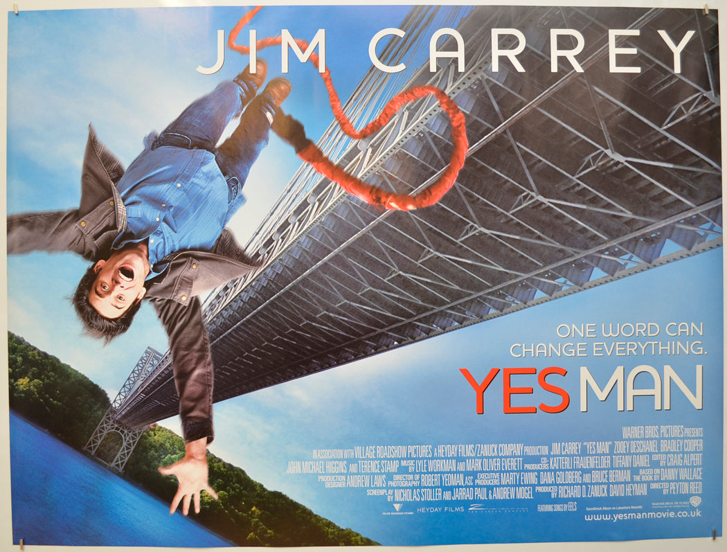 Yes Man  Original Quad Poster - Film Poster - Movie Poster