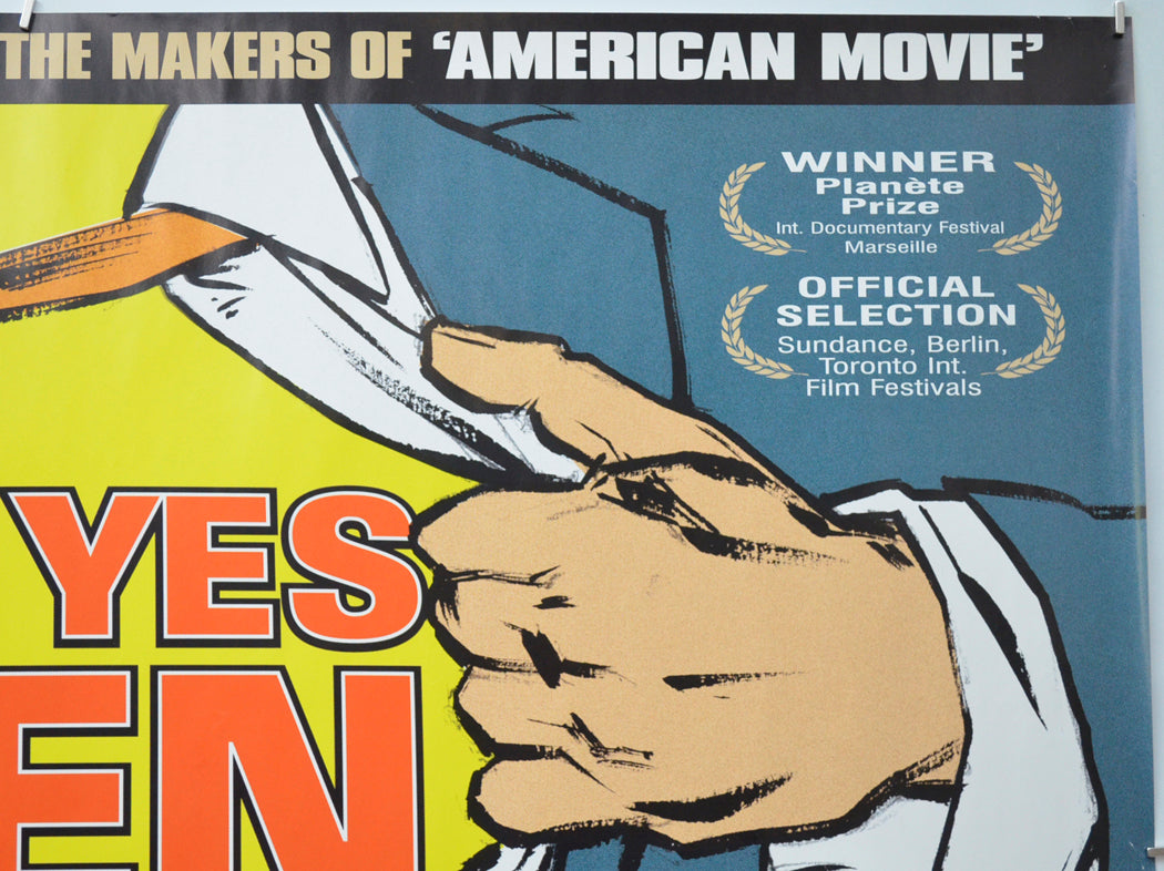 THE YES MEN (Top Right) Cinema Quad Movie Poster 