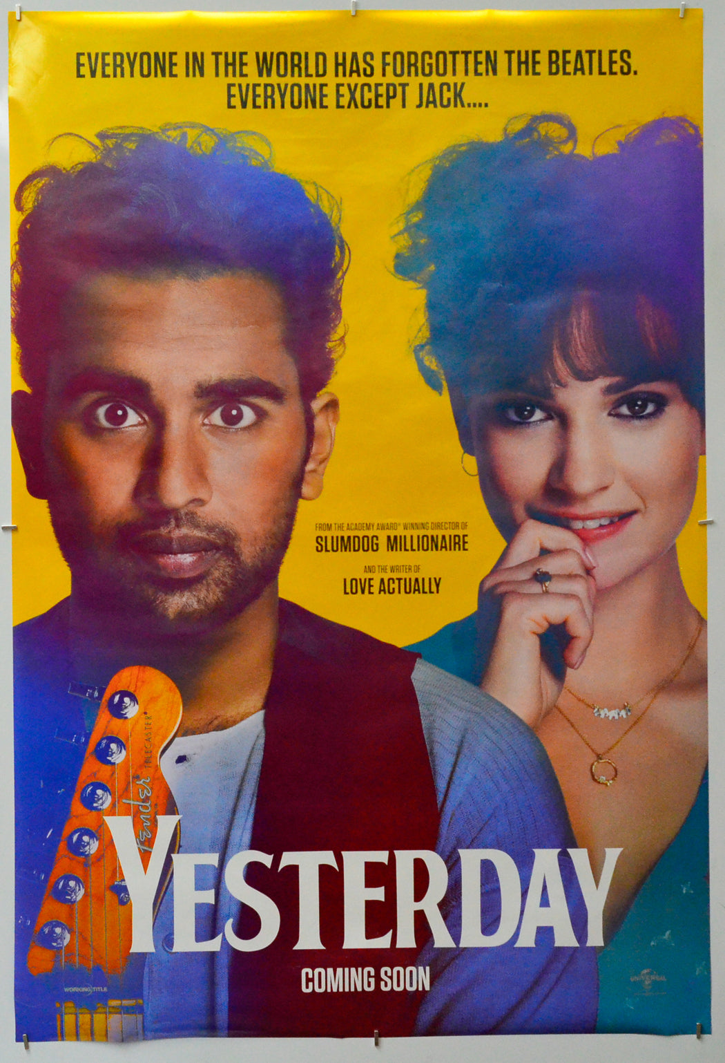 Yesterday - Original One Sheet Poster - Film Poster - Movie Poster 