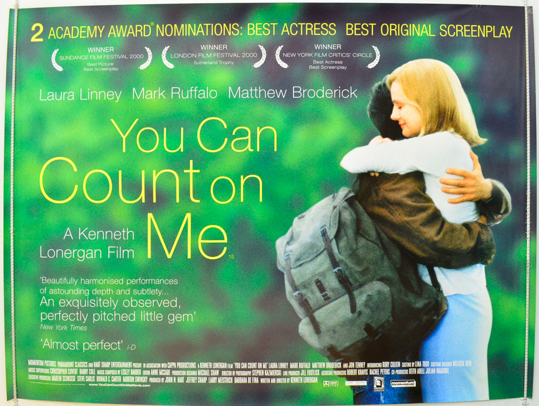 You Can Count On Me  Original British Quad Poster - Film Poster - Movie Poster