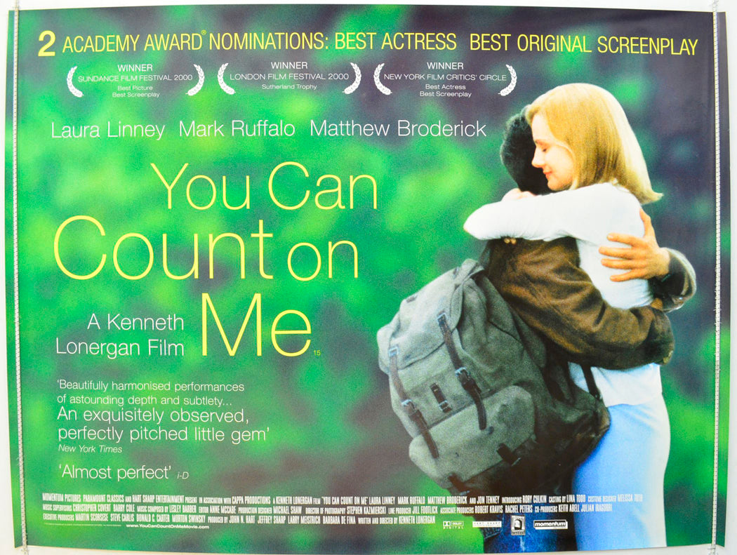 You Can Count On Me  Original British Quad Poster - Film Poster - Movie Poster