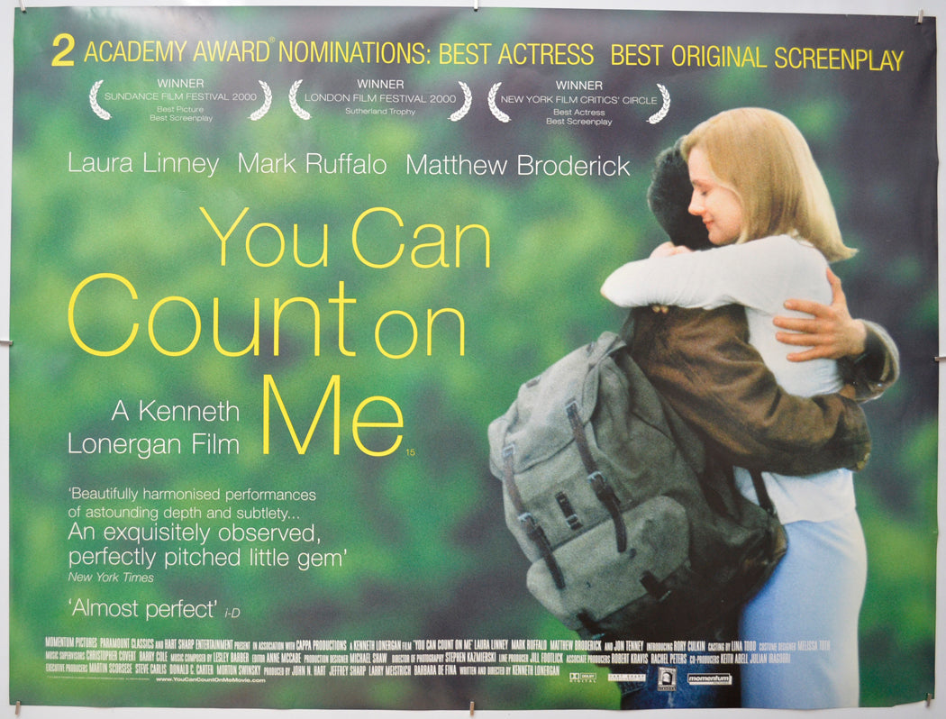 You Can Count On Me - Original Quad Poster - Film Poster - Movie Poster