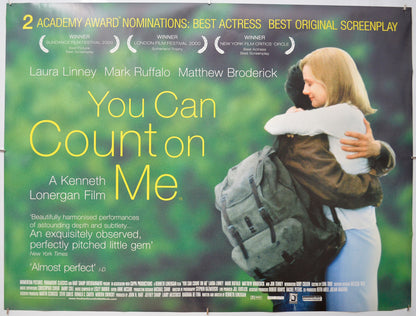 You Can Count On Me - Original Quad Poster - Film Poster - Movie Poster