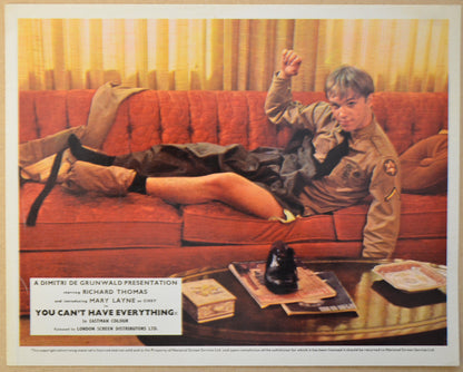 YOU CAN’T HAVE EVERYTHING (Card 1) Cinema Colour FOH Stills / Lobby Cards 