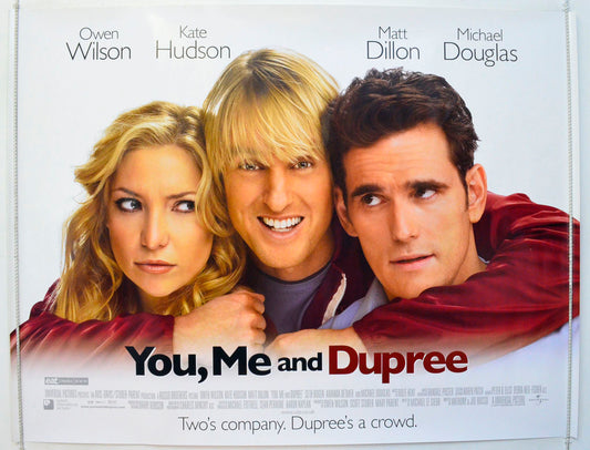 You, Me And Dupree  (Teaser / Advance Version)   Original British Quad Poster - Film Poster - Movie Poster 