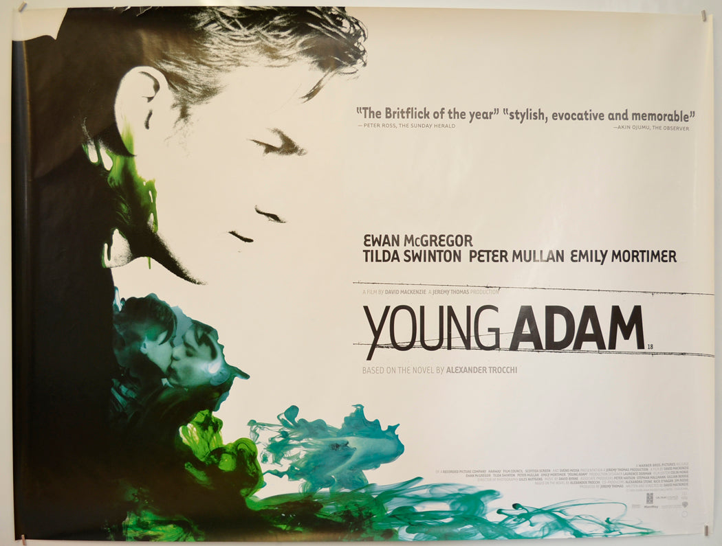 Young Adam Original Quad Poster - Film Poster - Movie Poster  