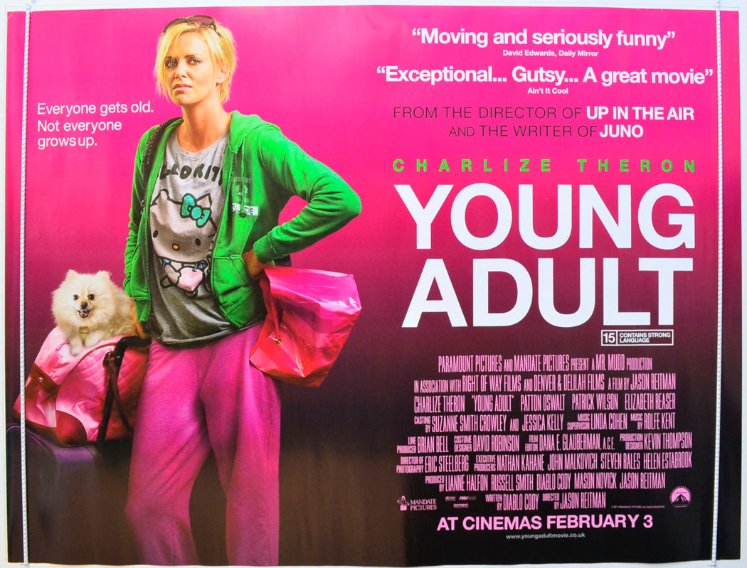 Young Adult Original British Quad Poster - Film Poster - Movie Poster 