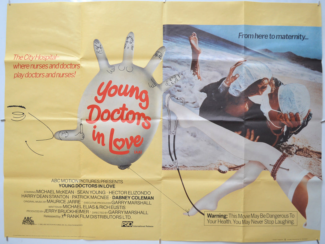 Young Doctors in Love  Original Quad Movie Poster  