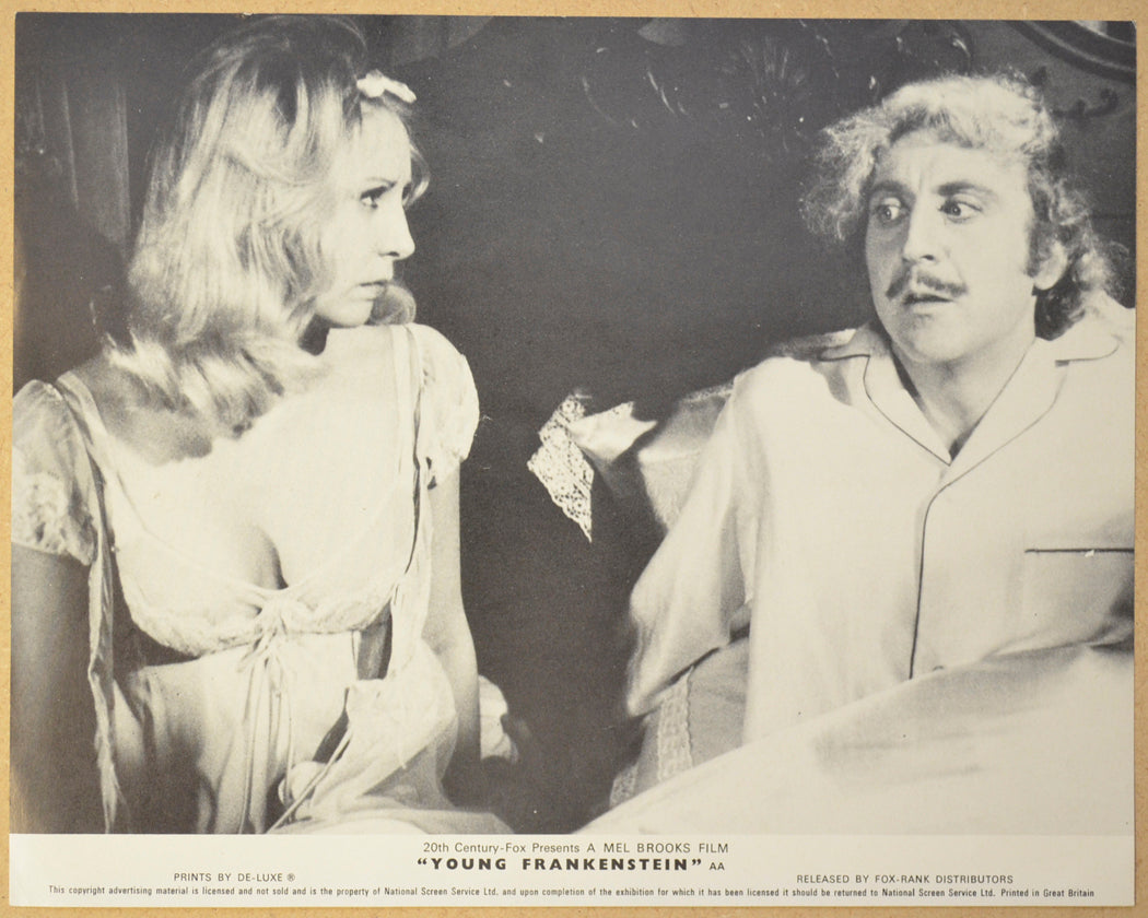 YOUNG FRANKENSTEIN (Card 3) Cinema Set of Black and White FOH Stills / Lobby Cards 