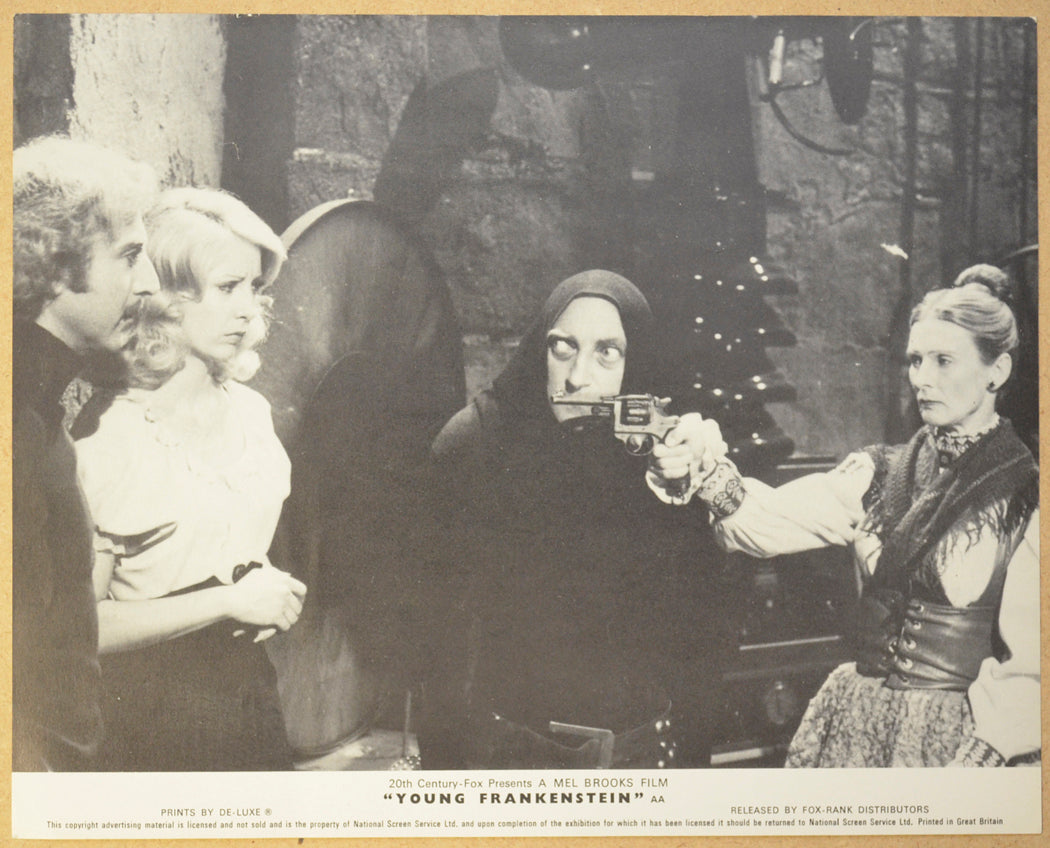 YOUNG FRANKENSTEIN (Card 6) Cinema Set of Black and White FOH Stills / Lobby Cards 