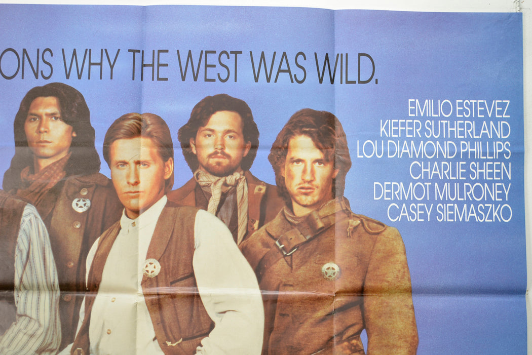 YOUNG GUNS (Top Right) Cinema Quad Movie Poster 