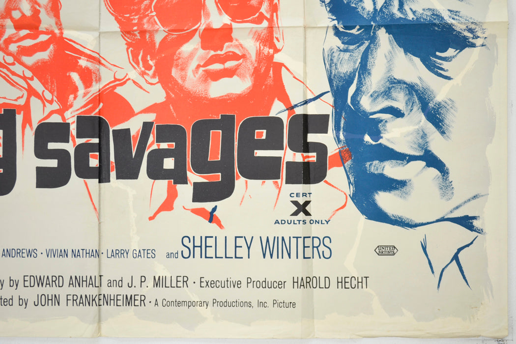 THE YOUNG SAVAGES (Bottom Right) Cinema Quad Movie Poster 