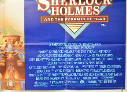 YOUNG SHERLOCK HOLMES (Bottom Right) Cinema Quad Movie Poster 