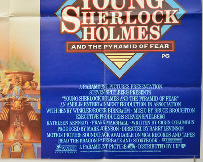 YOUNG SHERLOCK HOLMES (Bottom Right) Cinema Quad Movie Poster 