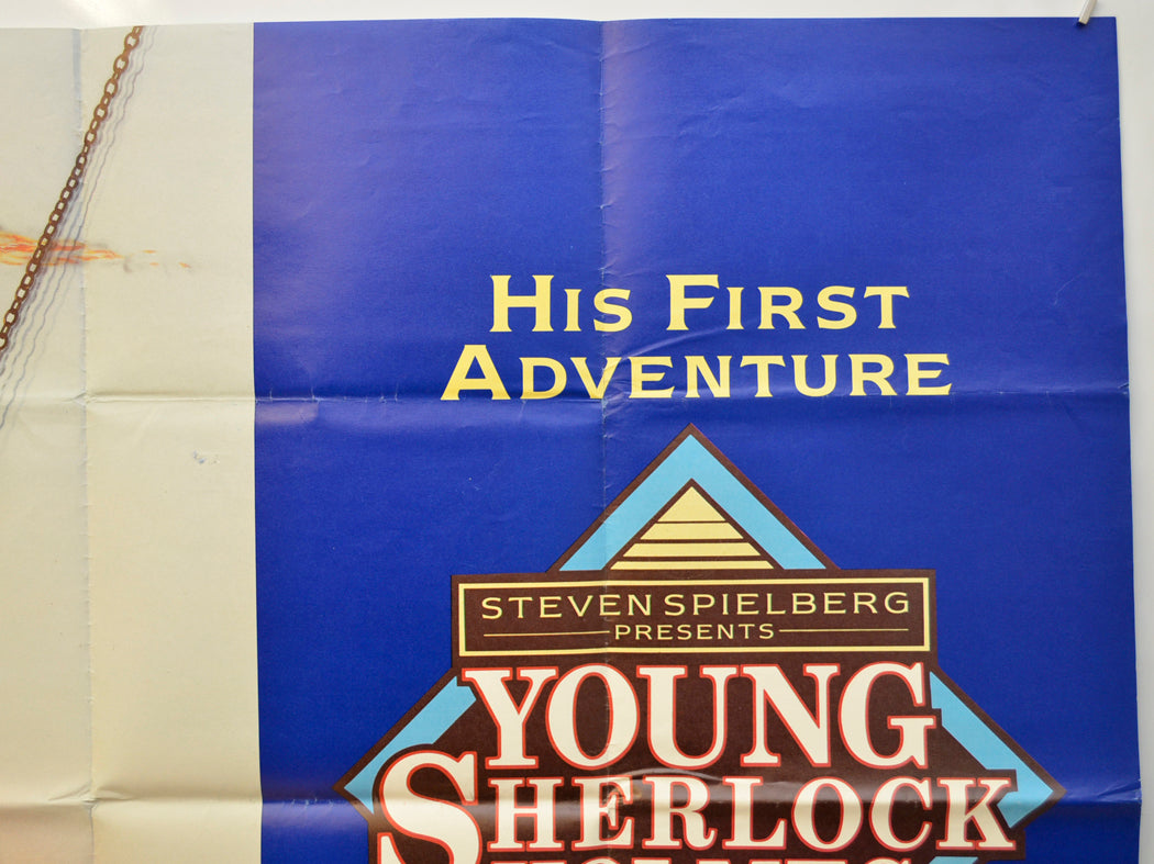 YOUNG SHERLOCK HOLMES (Top Right) Cinema Quad Movie Poster 