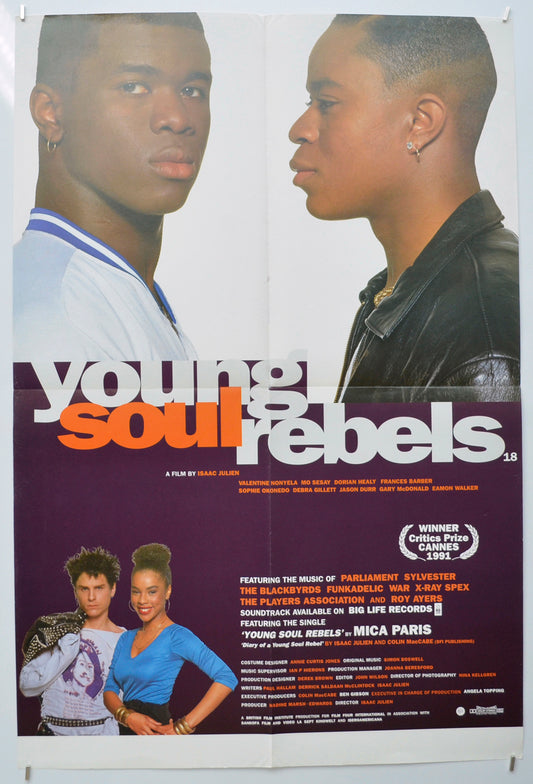 Young Soul Rebels  Original Double Crown Poster - Film Poster - Movie Poster