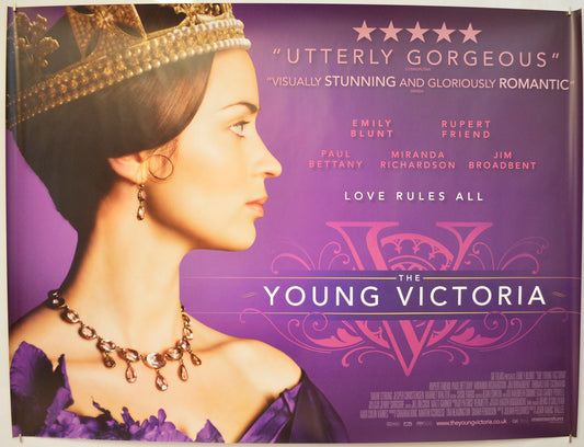 The Young Victoria  Original Quad Poster - Film Poster - Movie Poster