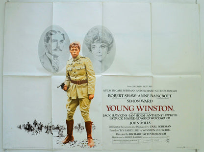 Young Winston Original British Quad Poster - Film Poster - Movie Poster 