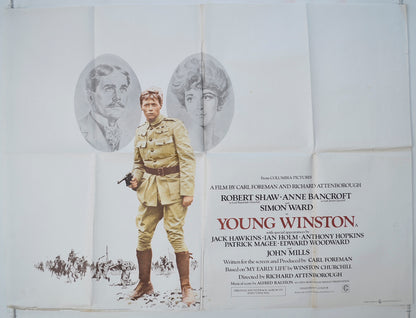 Young Winston   Original Quad Poster - Film Poster - Movie Poster 