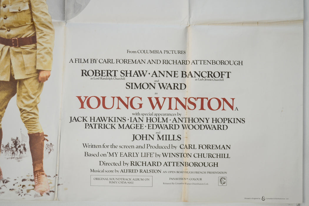 YOUNG WINSTON (Bottom Right) Cinema Quad Movie Poster 