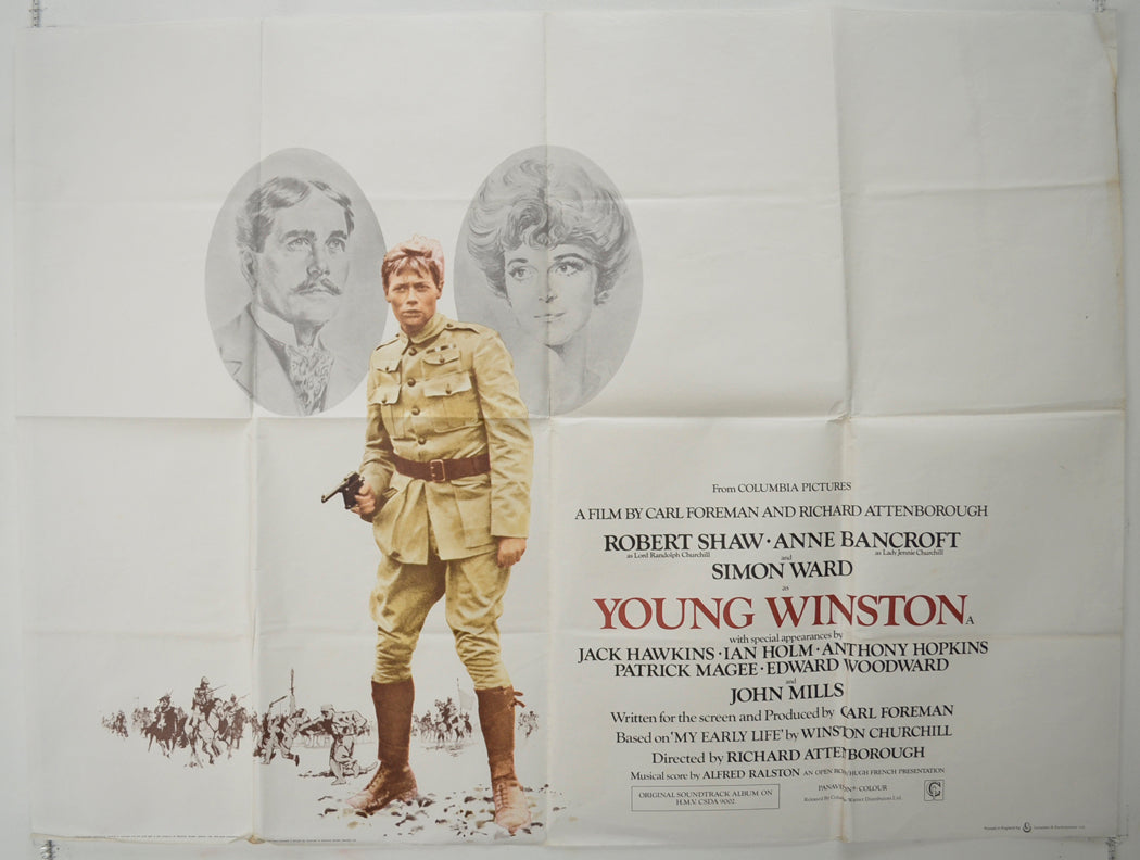 Young Winston  Original Quad Poster - Film Poster - Movie Poster 