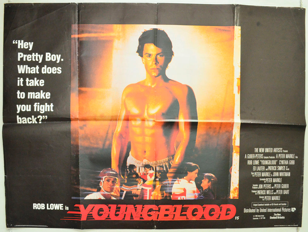 Youngblood Original British Quad Poster - Film Poster - Movie Poster 