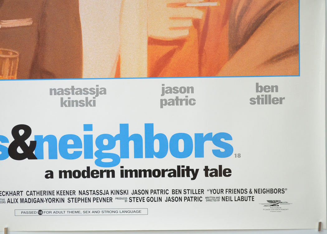 YOUR FRIENDS AND NEIGHBORS (Bottom Right) Cinema Quad Movie Poster 