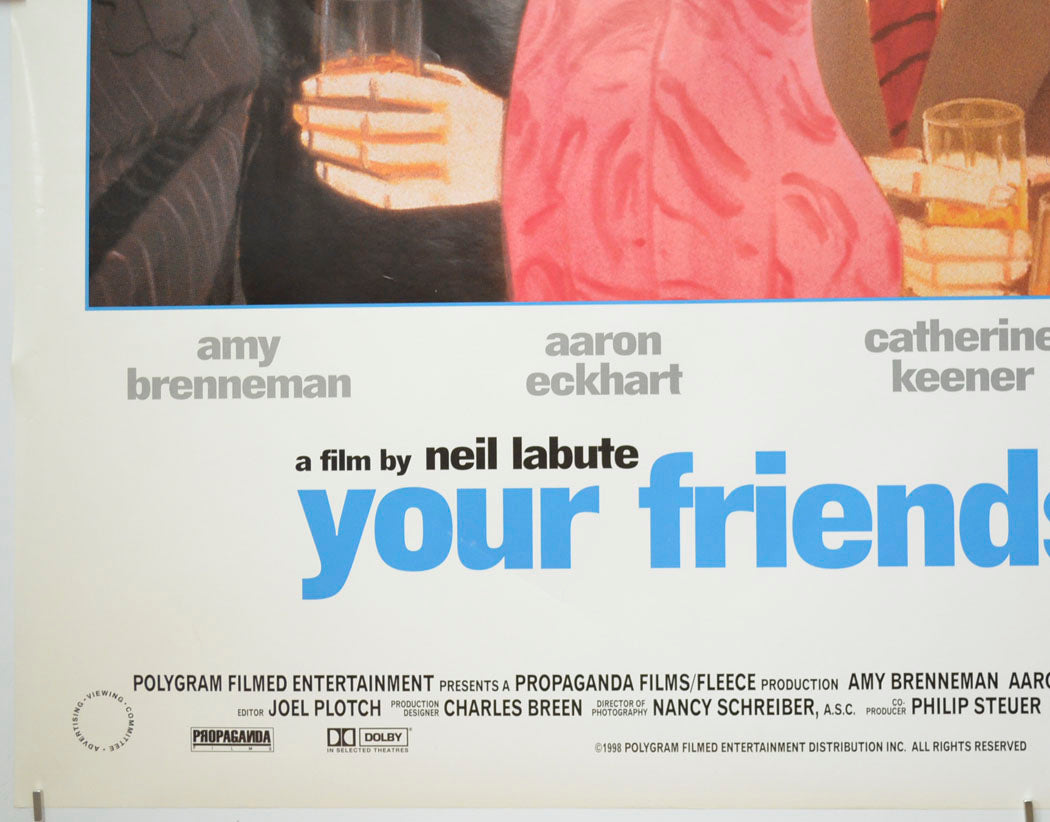 YOUR FRIENDS AND NEIGHBORS (Bottom Left) Cinema Quad Movie Poster 