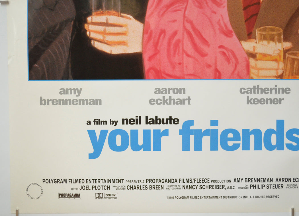 YOUR FRIENDS AND NEIGHBORS (Bottom Left) Cinema Quad Movie Poster 