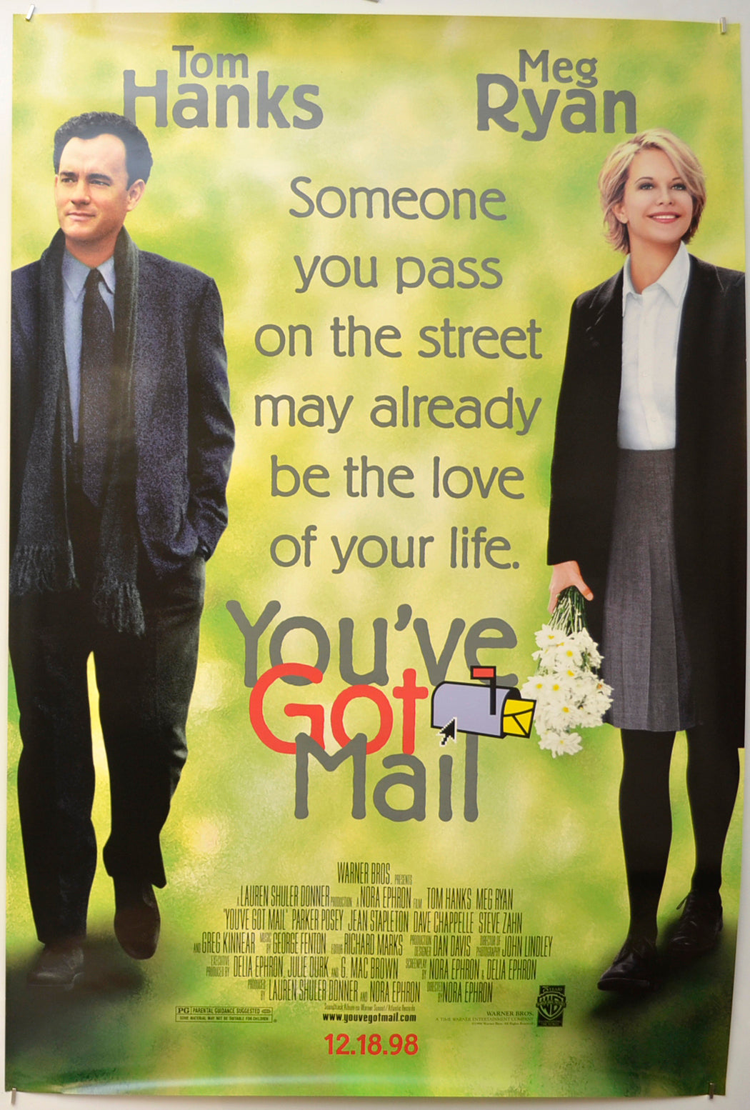 You've Got Mail  Original One Sheet Poster - Film Poster - Movie Poster