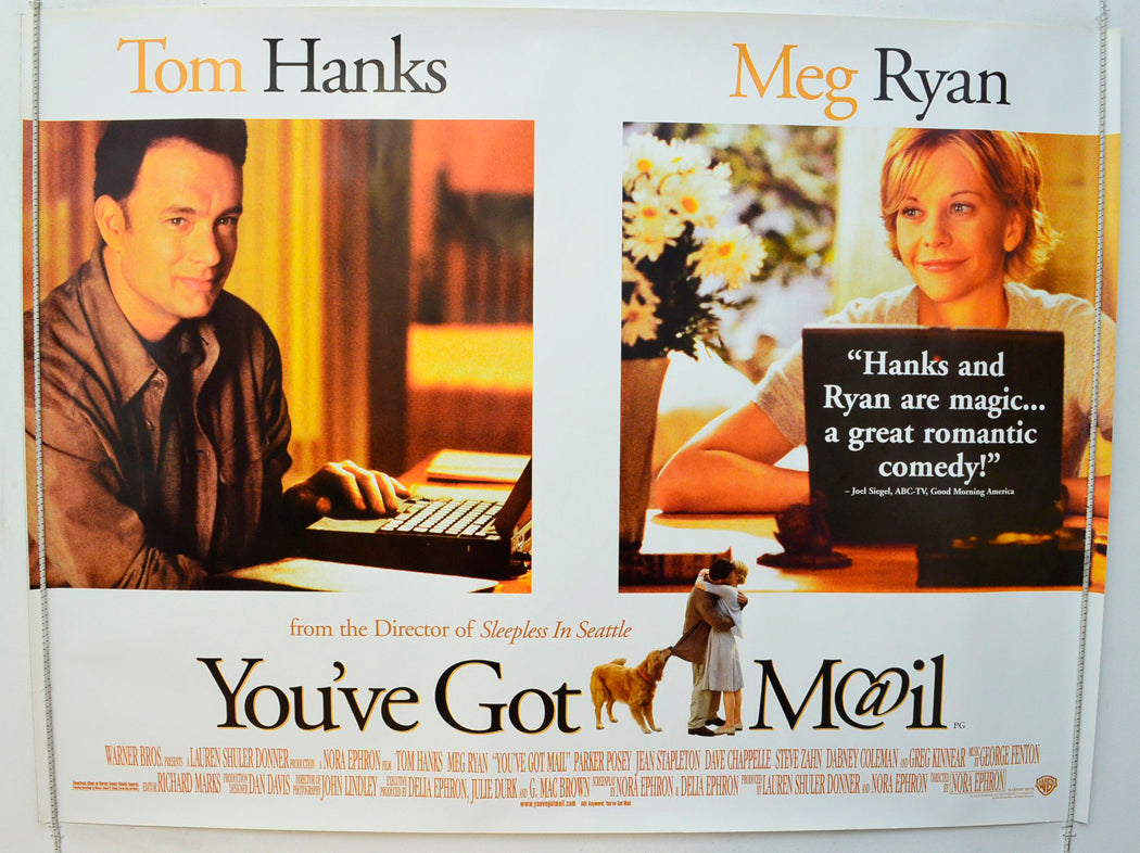 You've Got Mail  Original British Quad Poster - Film Poster - Movie Poster