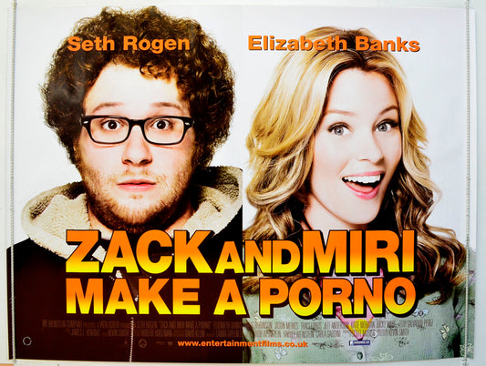 Zack And Miri Make A Porno  Original British Quad Poster - Film Poster - Movie Poster