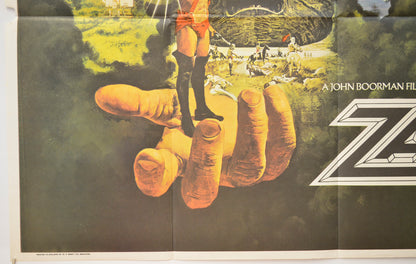 ZARDOZ (Bottom Left) Cinema Quad Movie Poster 