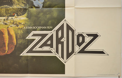 ZARDOZ (Bottom Right) Cinema Quad Movie Poster 