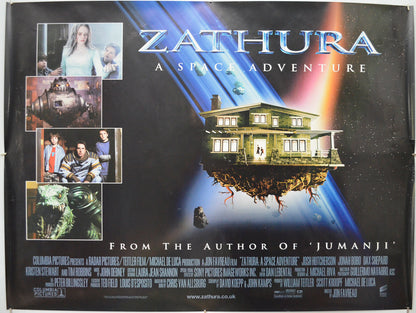 Zathura Original Quad Poster - Film Poster - Movie Poster  