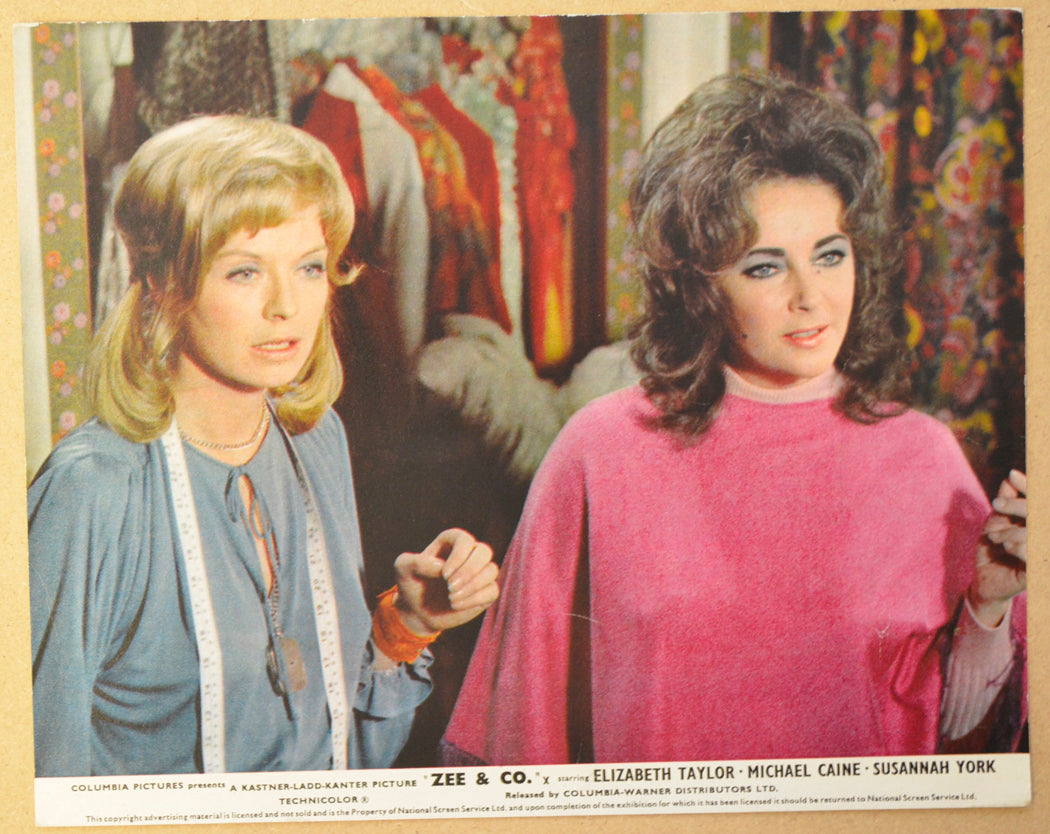 ZEE AND CO (Card 3) Cinema Colour FOH Stills / Lobby Cards 