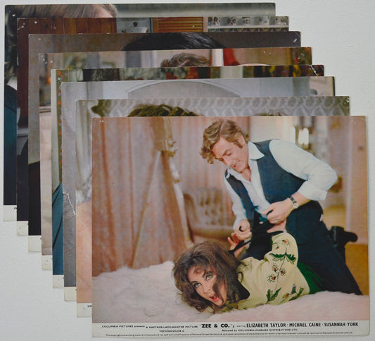 ZEE AND CO (Full View) Cinema Set of Colour FOH Stills / Lobby Cards  