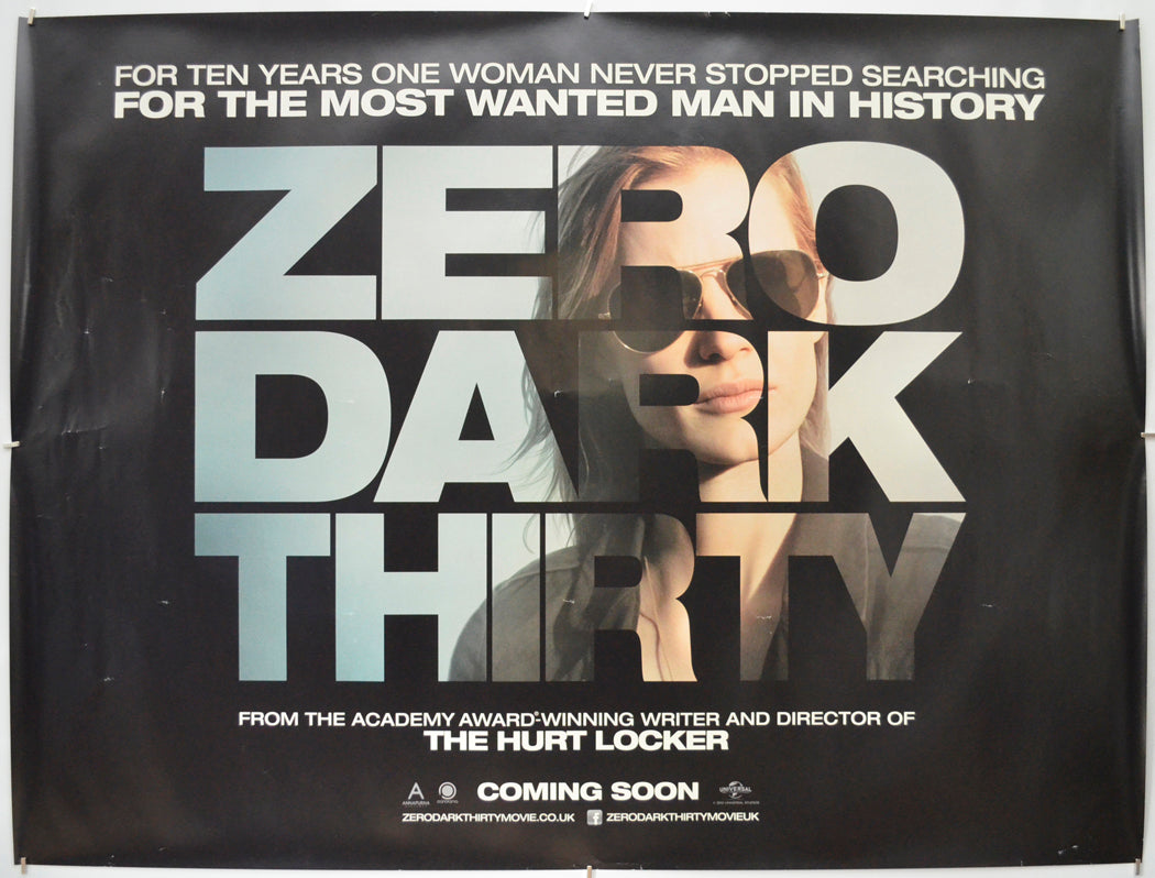 Zero Dark Thirty - Original Quad Poster - Film Poster - Movie Poster