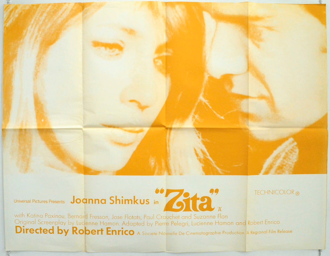 Zita  (a.k.a. Tante Zita)   Original British Quad Poster - Film Poster - Movie Poster 