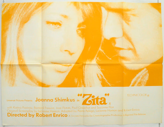 Zita  (a.k.a. Tante Zita)   Original British Quad Poster - Film Poster - Movie Poster 