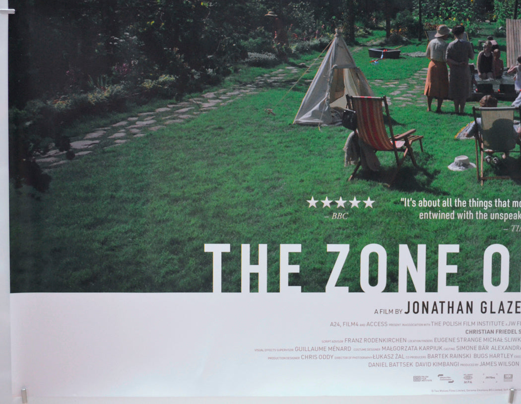 THE ZONE OF INTEREST (Bottom Left) Cinema Quad Movie Poster 