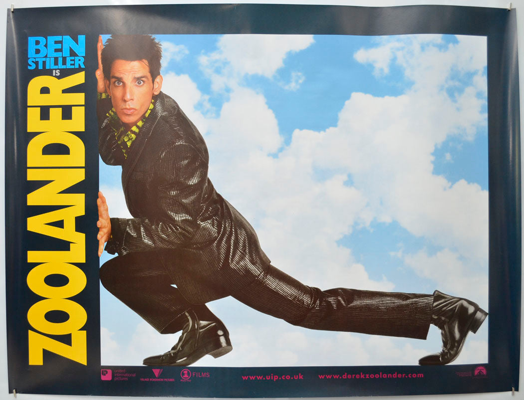 Zoolander (Teaser / Advance Version) Original Quad Poster - Film Poster - Movie Poster